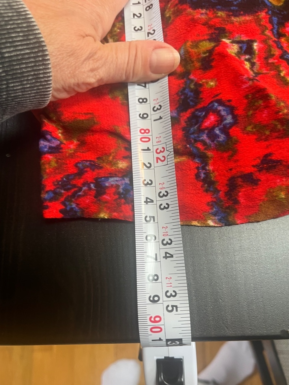 Maeve Red Multicolor V‑Neck Printed dress - Picture 7 of 8